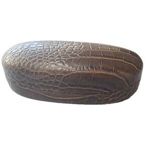 Tommy Bahama Hard Shell Alligator Print  Faux Leather Sunglasses Case